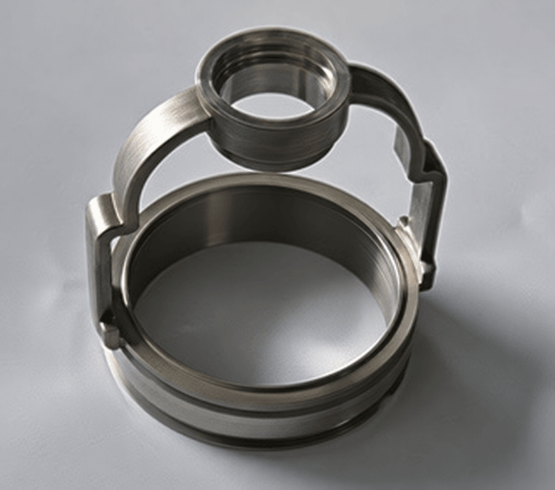 CNC machined metal component